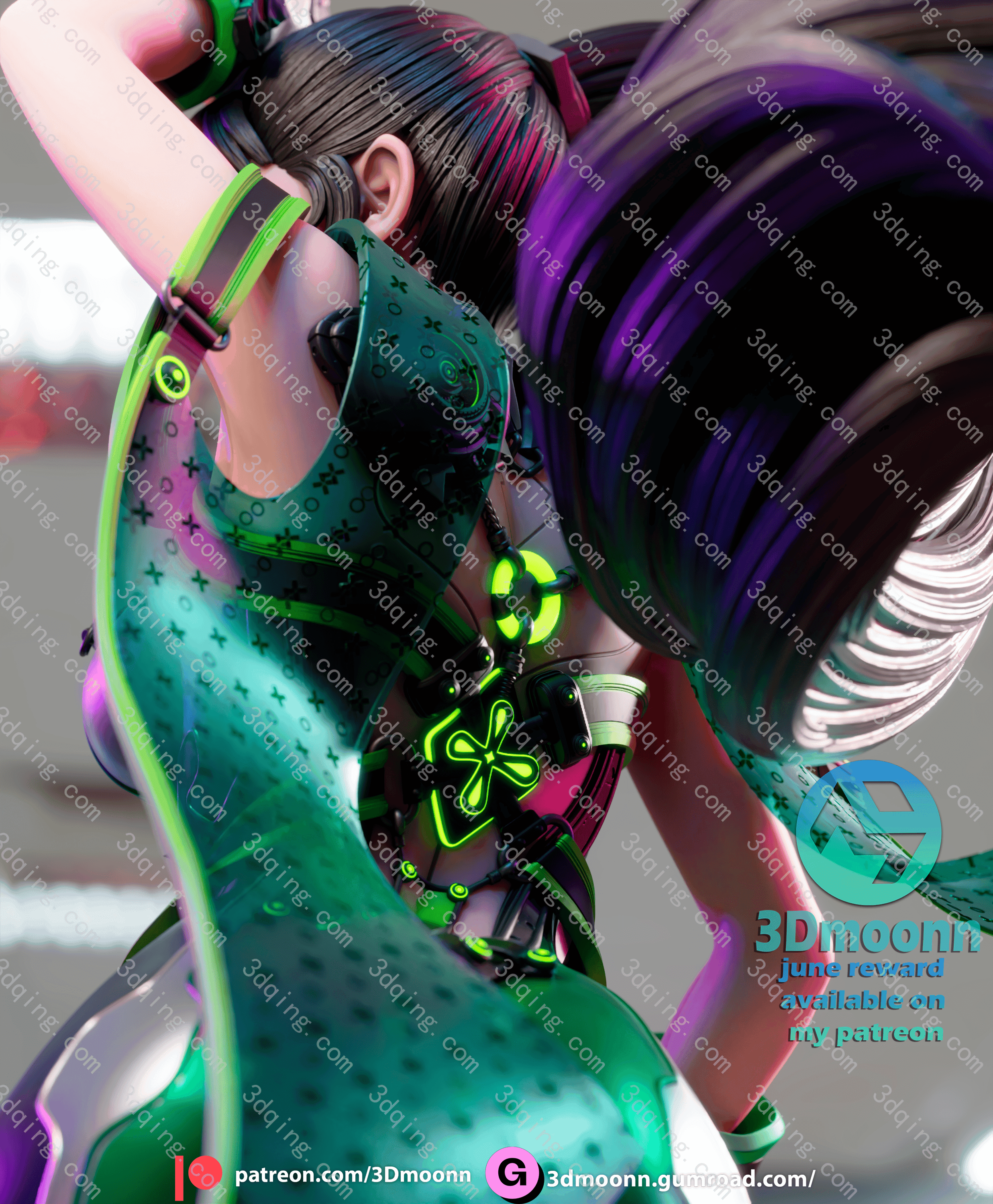 图片[6]-星刃-伊芙-Eve – Stellar blade-3D青柠