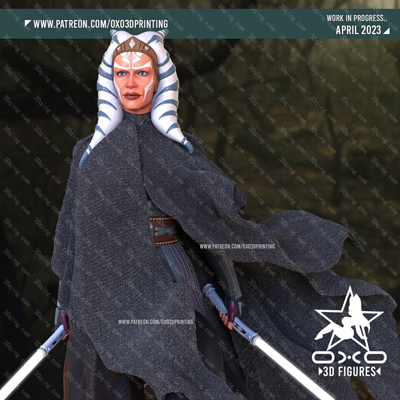 图片[3]-星球大战-阿索卡・塔诺-古古-Ahsoka and Grogu from-3D青柠