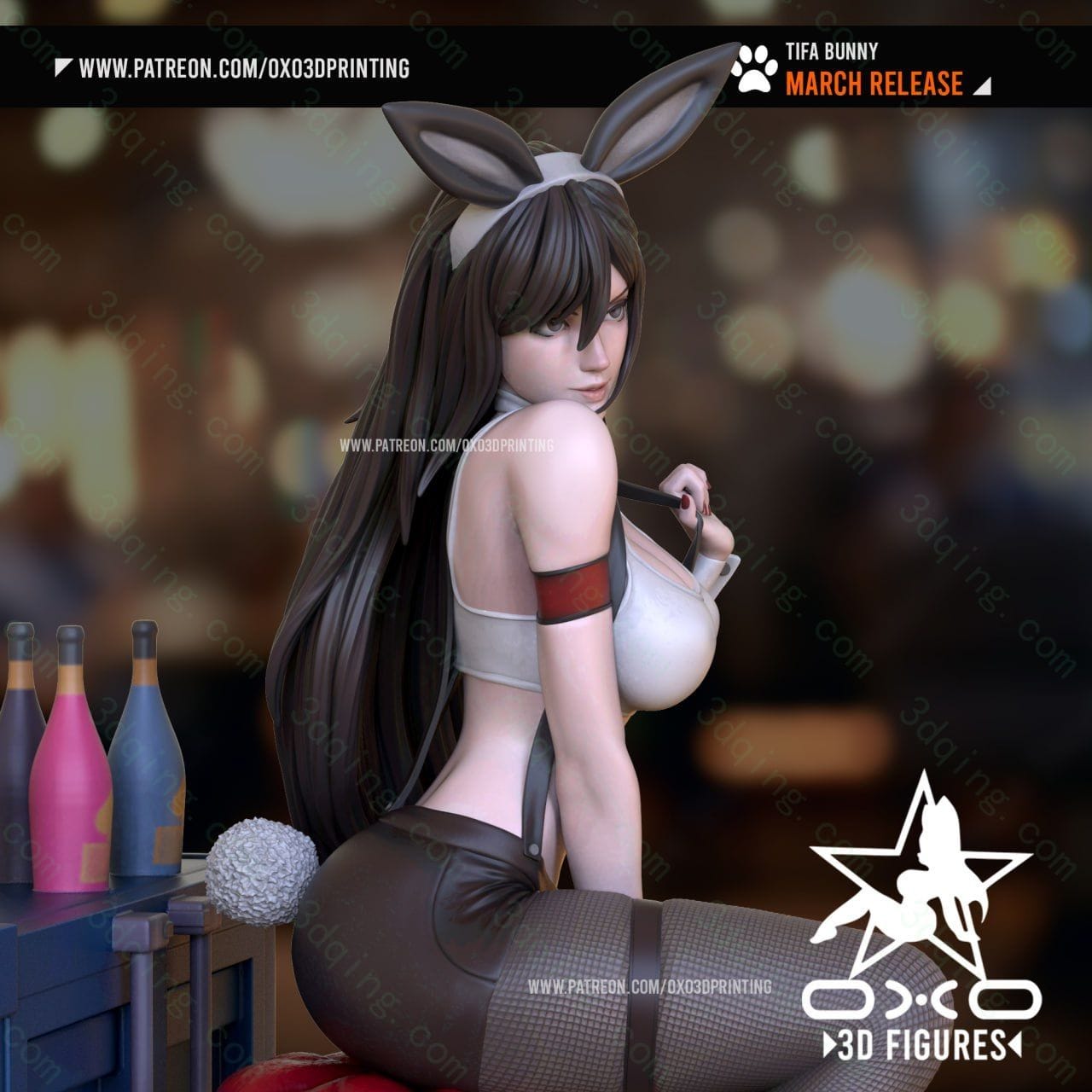 图片[3]-蒂法-兔女郎-Tifa_Bunny-3D青柠