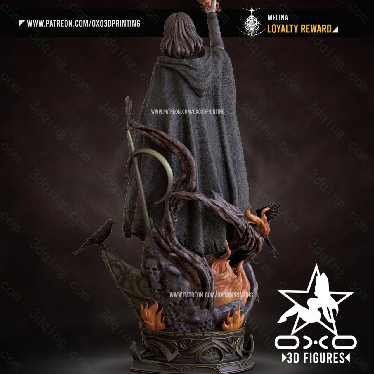 图片[2]-艾尔登法环-梅琳娜Melina-3D青柠
