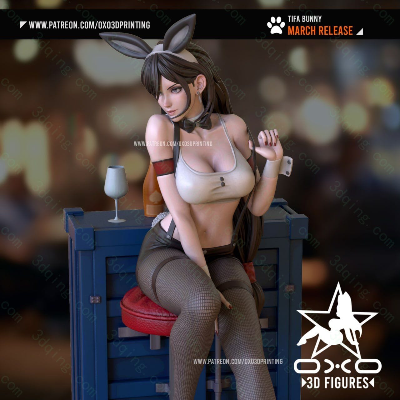 图片[4]-蒂法-兔女郎-Tifa_Bunny-3D青柠