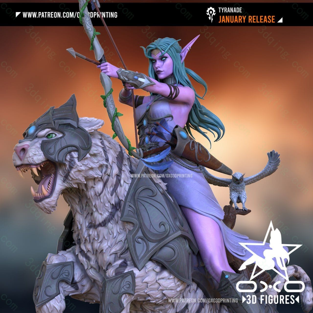 图片[2]-魔兽世界-泰德兰-Tyrande-3D青柠