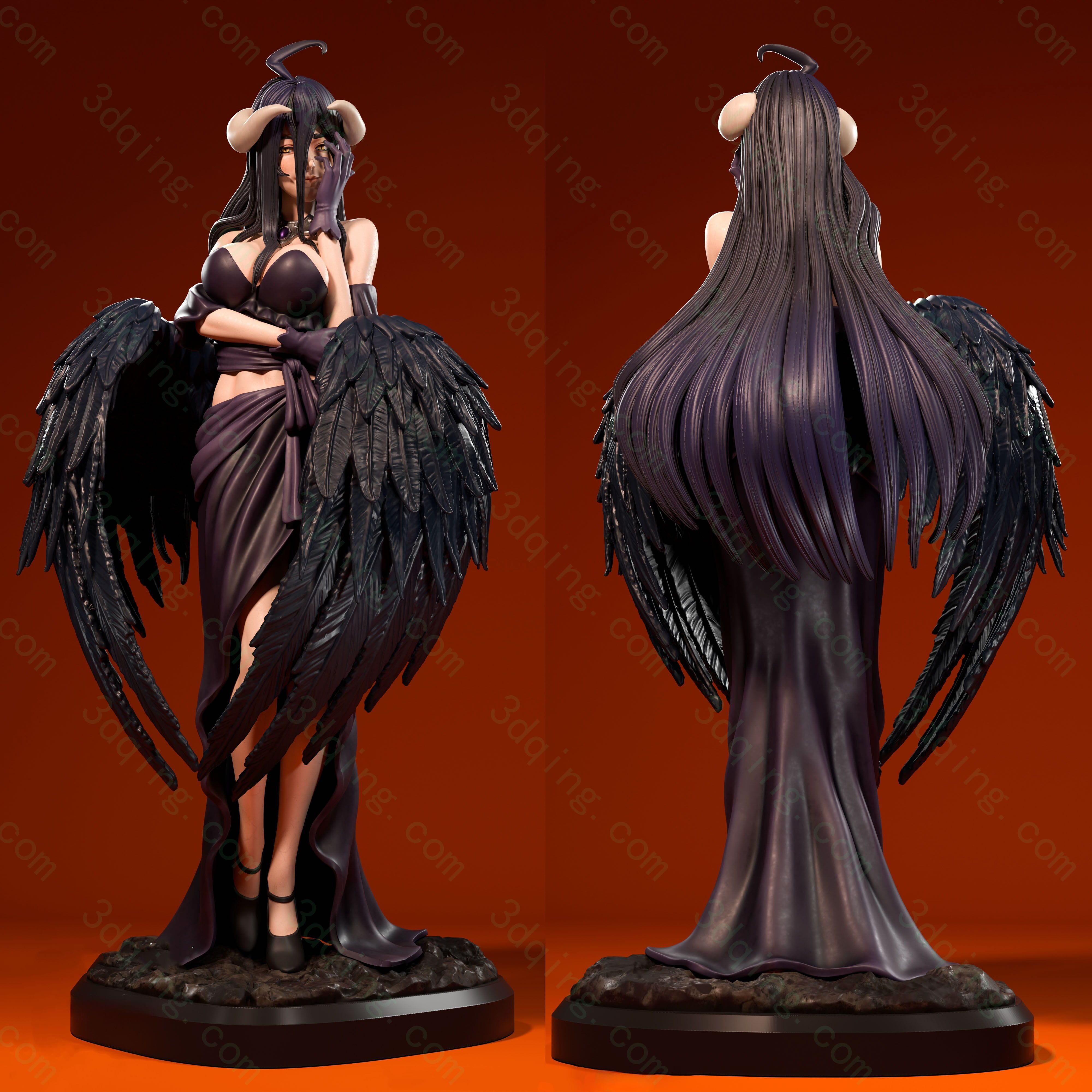 图片[2]-Overlord-雅儿贝德-Albedo-3D青柠