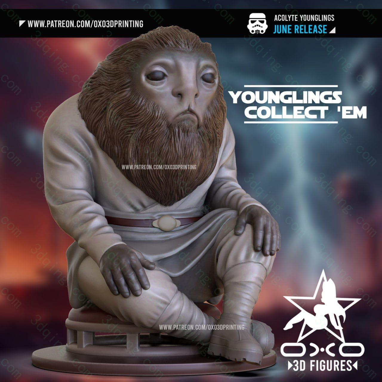 图片[4]-星球大战-丘巴卡-chewbacca-3D青柠