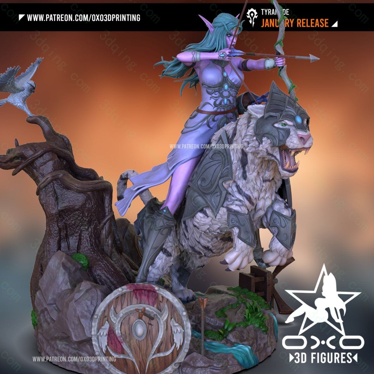 图片[3]-魔兽世界-泰德兰-Tyrande-3D青柠