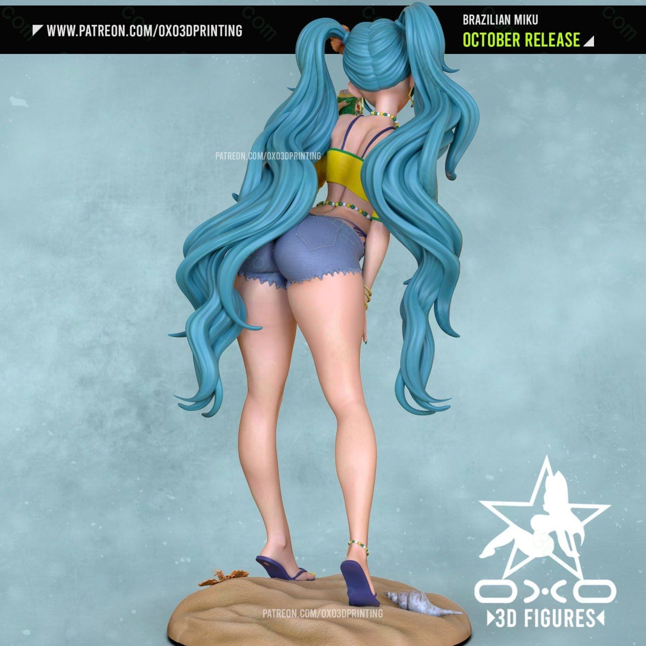 图片[3]-初音未来-Brazilian_Miku-3D青柠