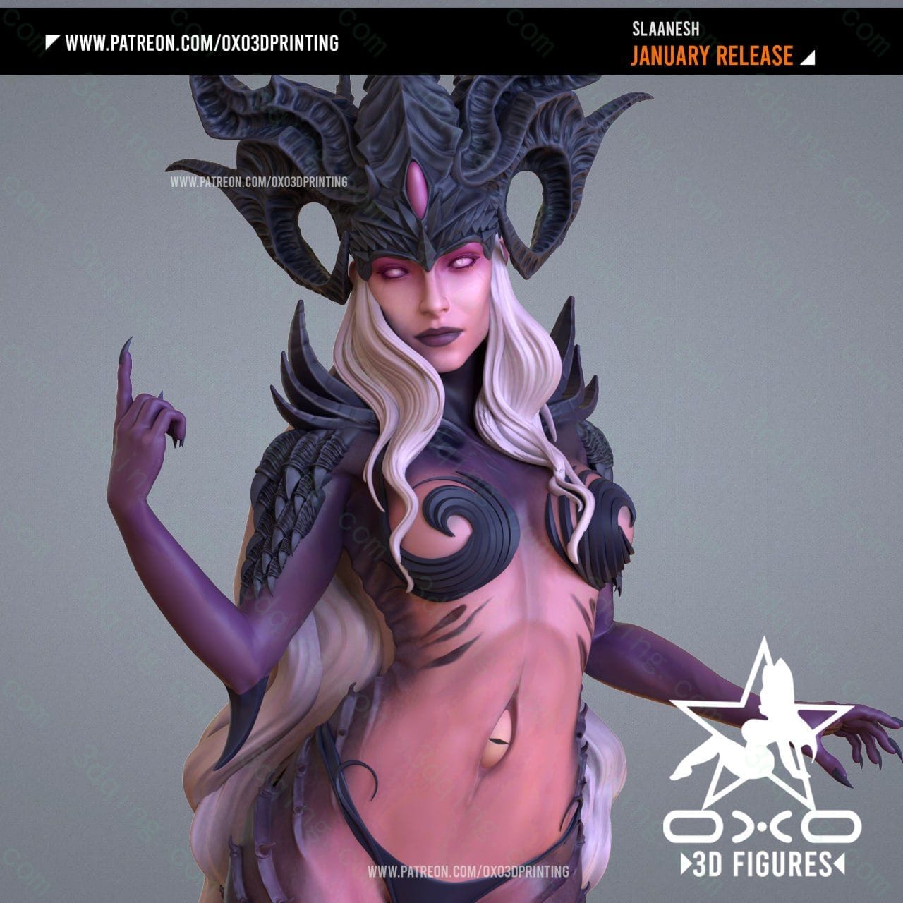 图片[3]-战锤40k-沙历士-Slaanesh-3D青柠