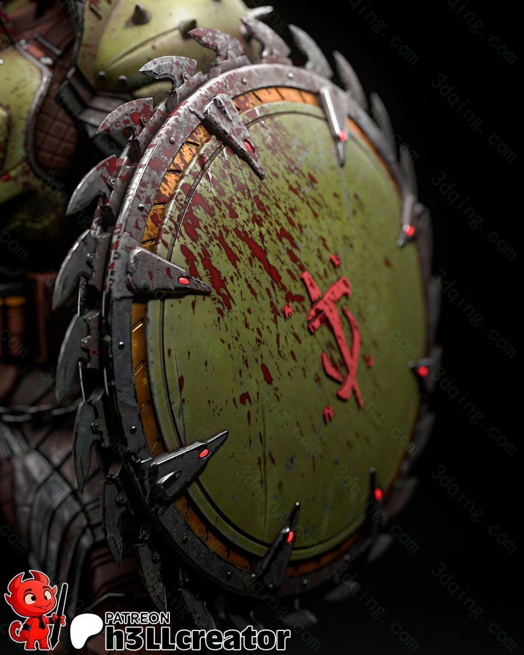 图片[2]-毁灭战士-H3llcreator Doomguy-3D青柠