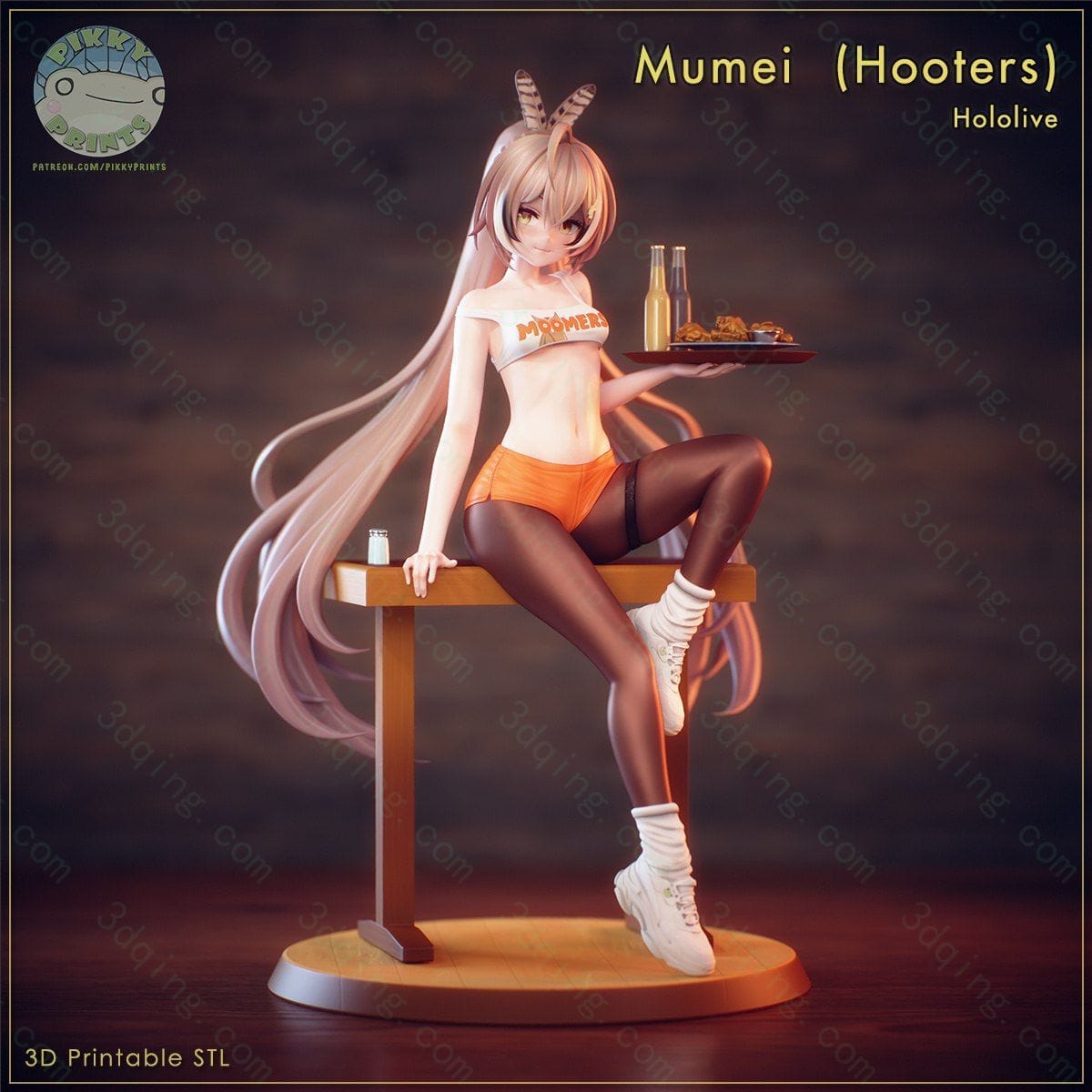 虚拟偶像-栖- – Hololive – Nanashi Mumei-3D青柠