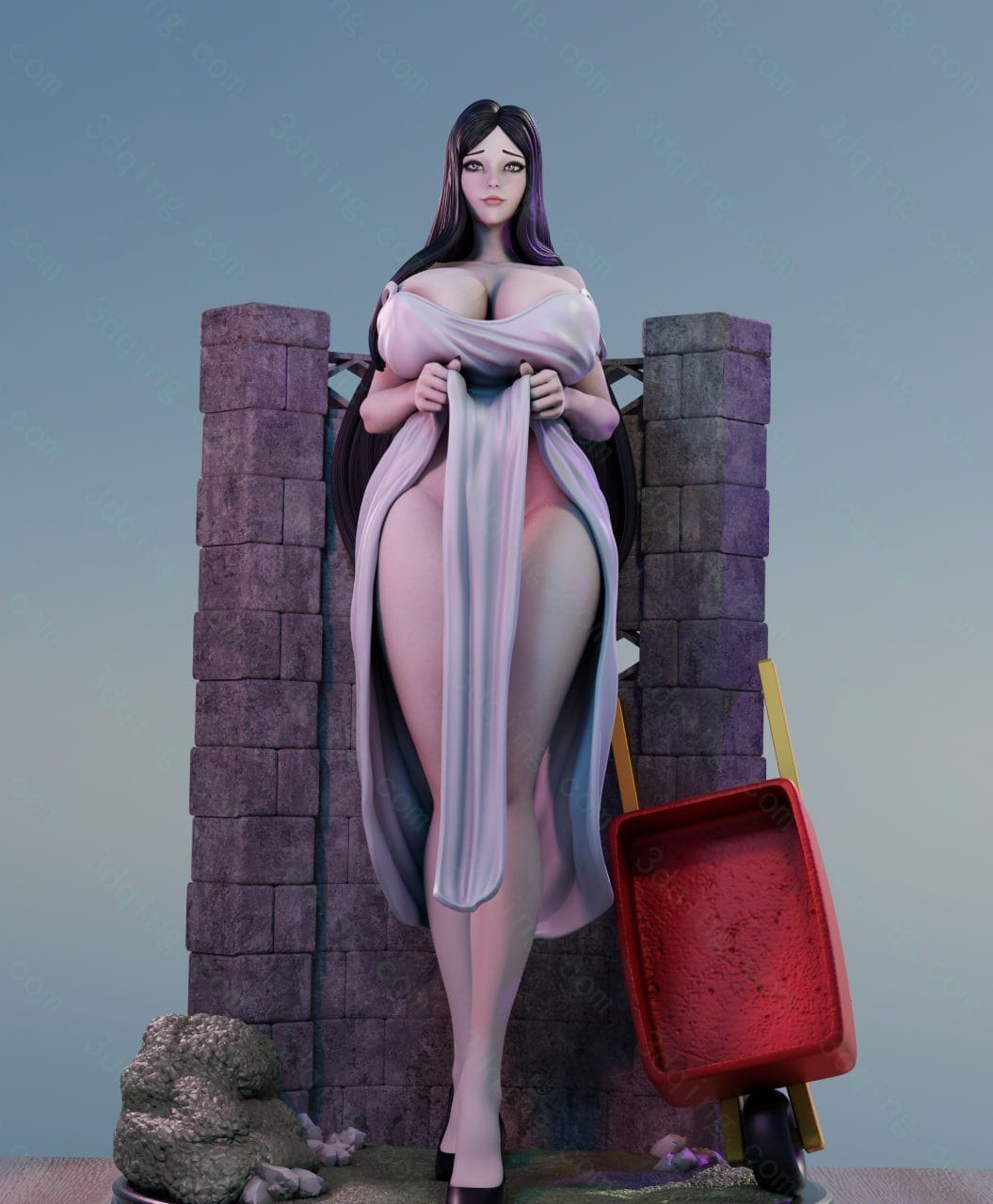 图片[2]-八尺大人_Hachishakusama-3D青柠