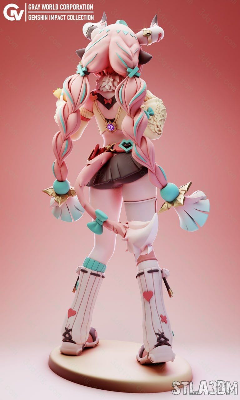 图片[2]-原神- 瓦雷莎-Gray World – Varesa-3D青柠