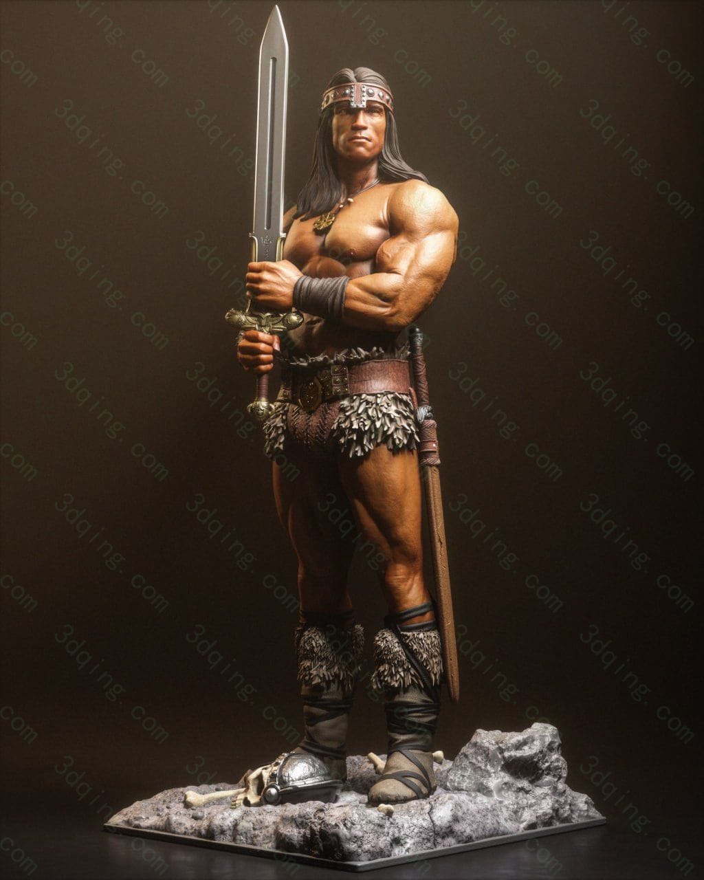 野蛮人柯南 – scale Conan-3D青柠