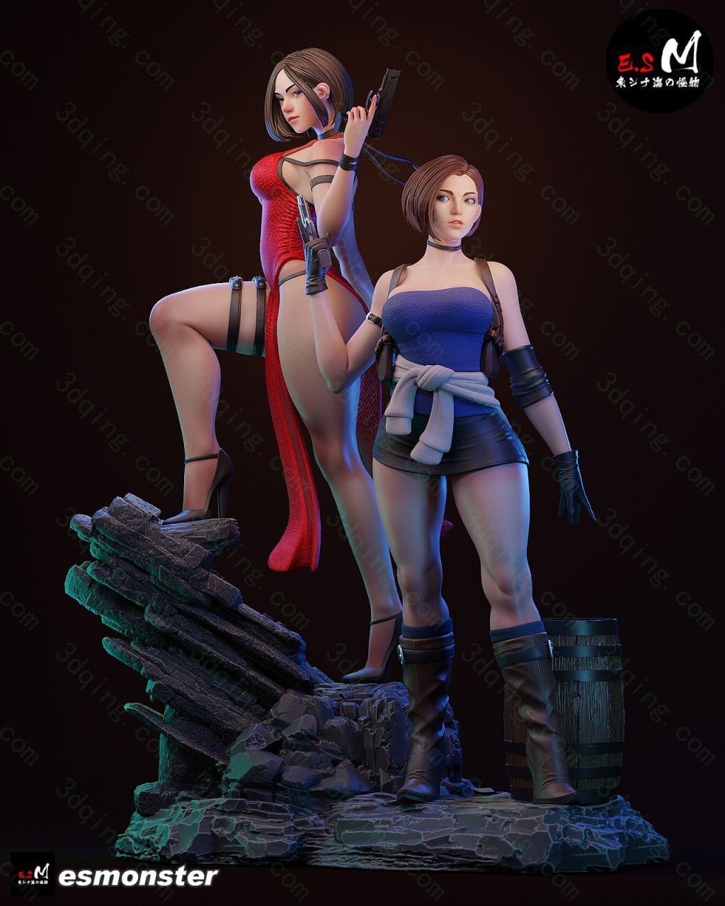 生化危机 – 吉尔 – Jill Valentine-3D青柠