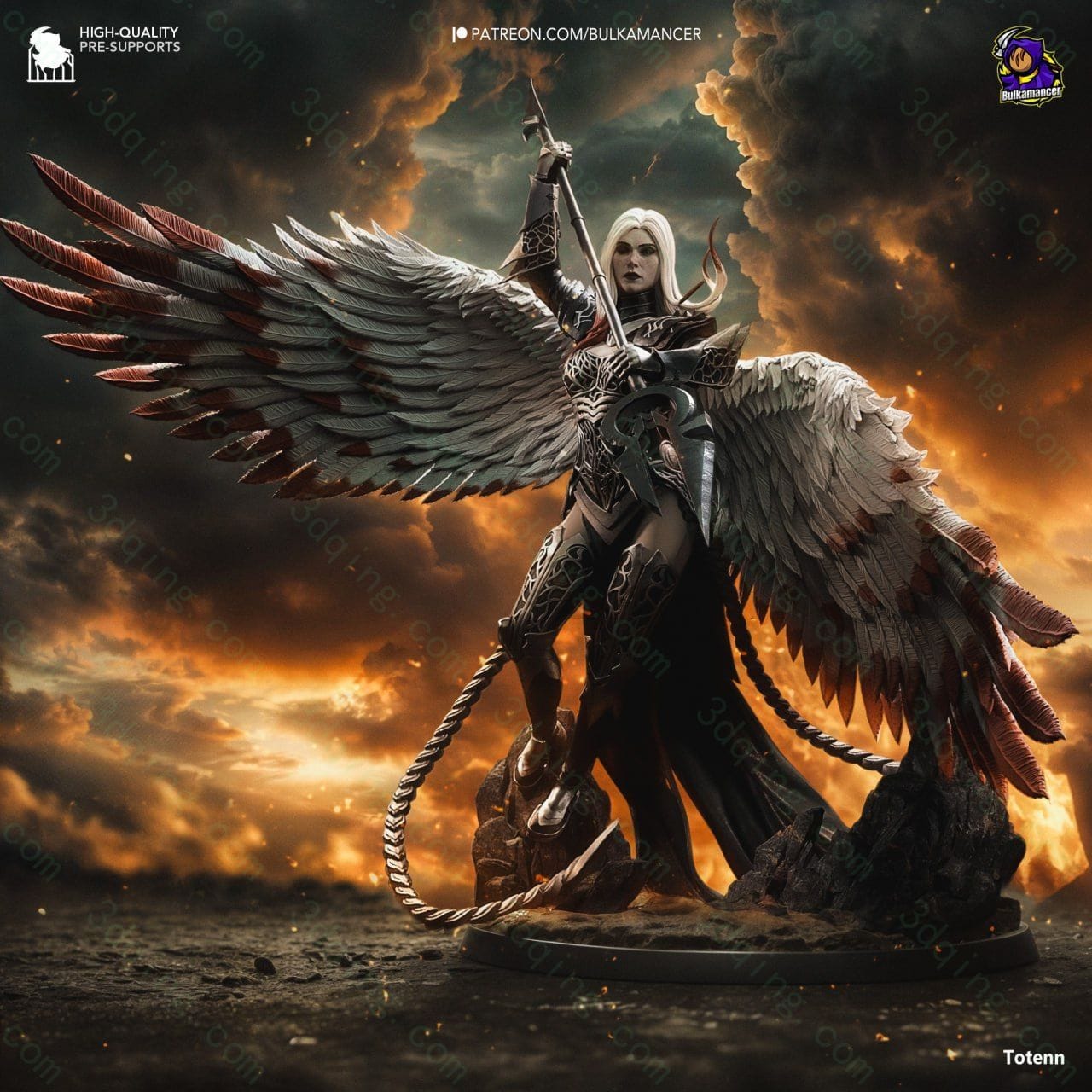 万智牌-艾维欣-Bulkamancer Sculpts Avacyn-3D青柠