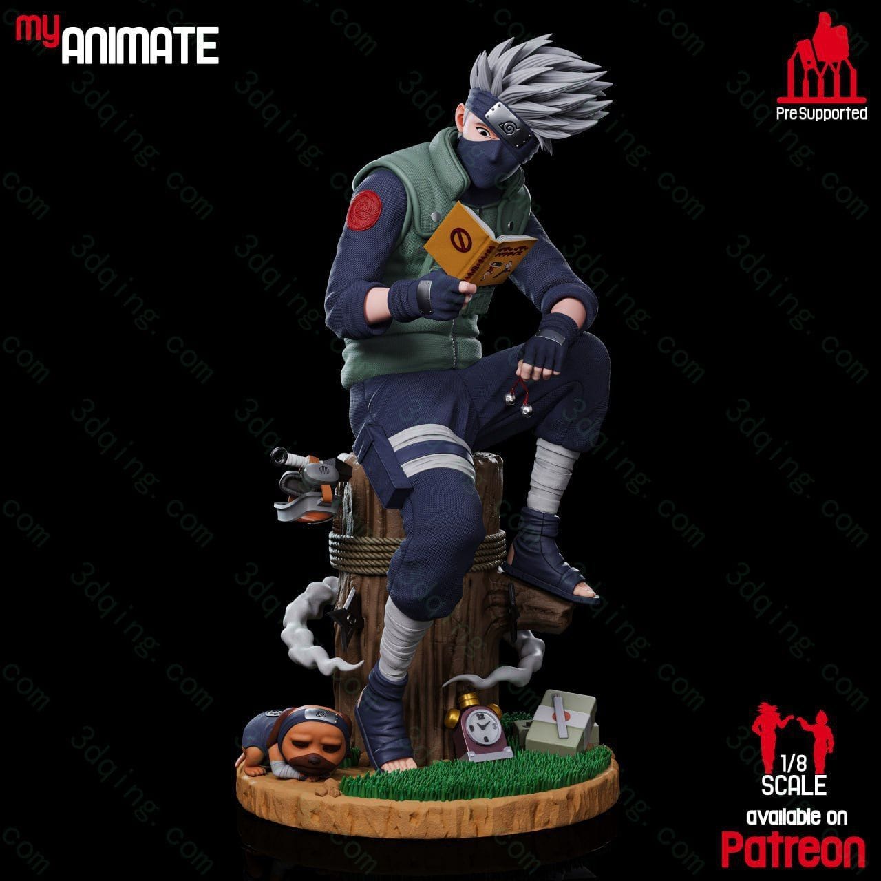 火影忍者-卡卡西- Kakashi Hatake-3D青柠
