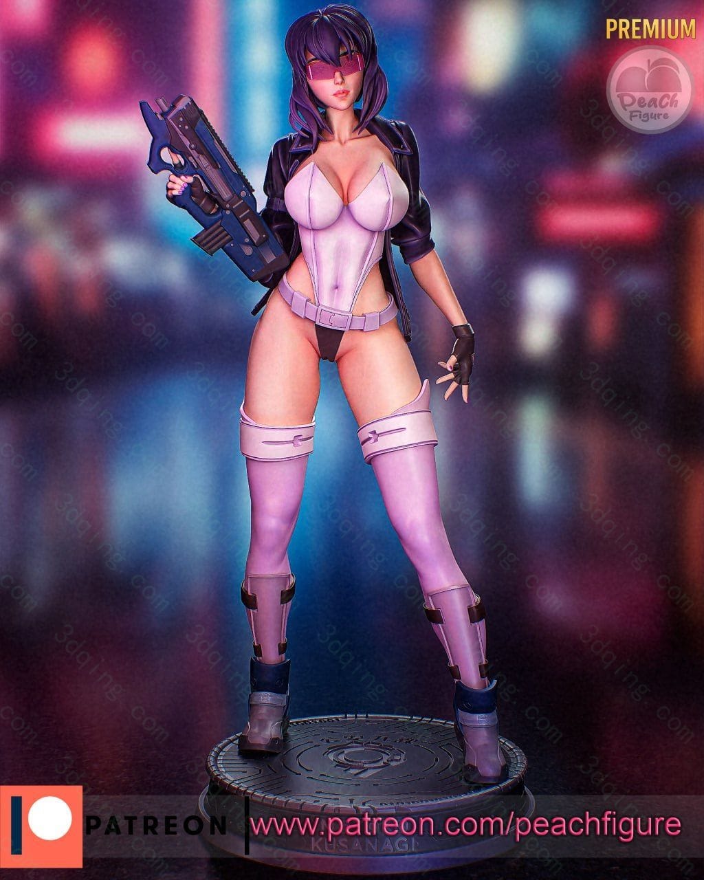 攻壳机动队- 草薙素子-Ghost in the Shell – Motoko Kusanagi-3D青柠