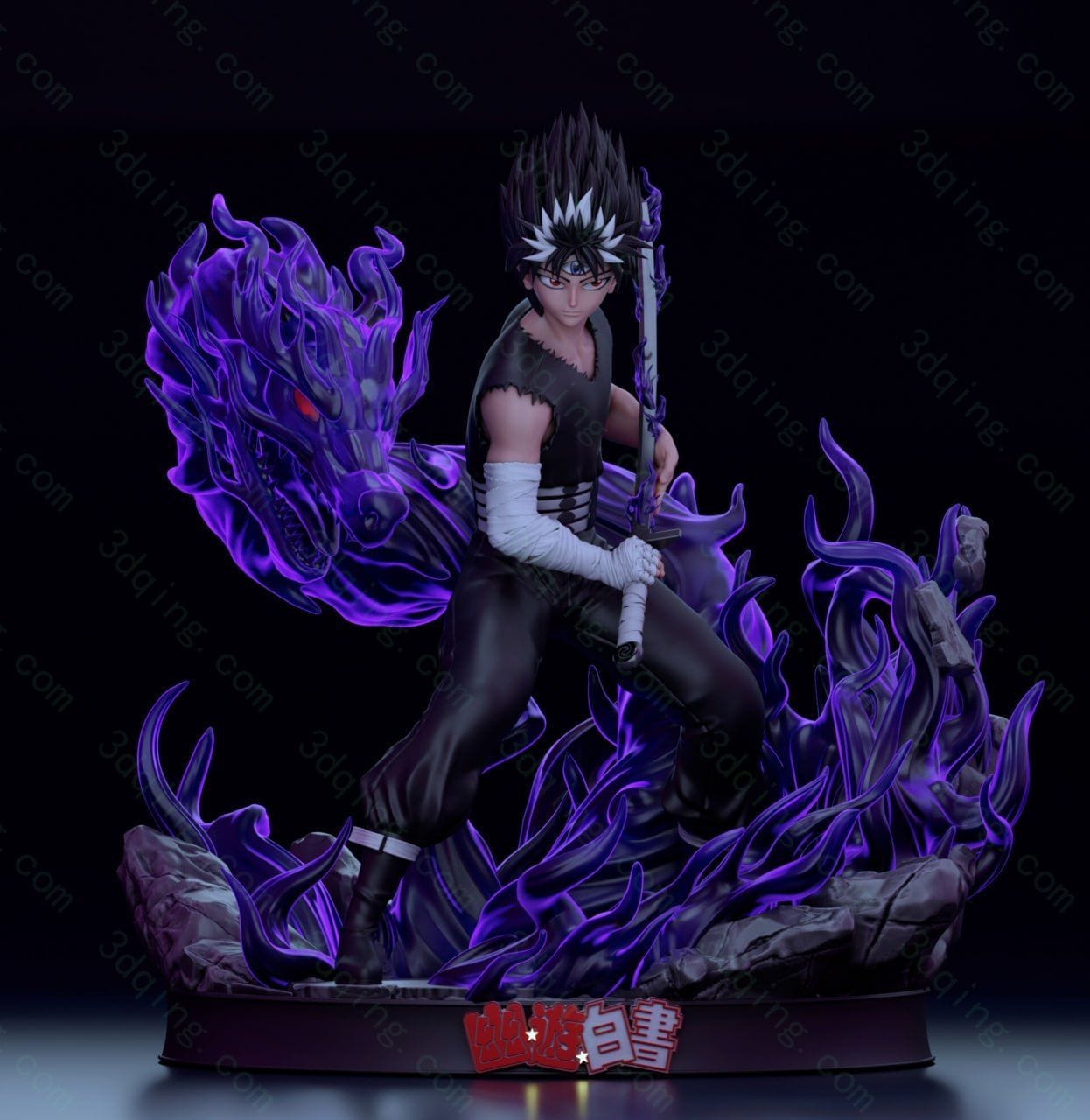 图片[2]-幽游白书-飞影-Hiei from Yuyuhakusho-3D青柠