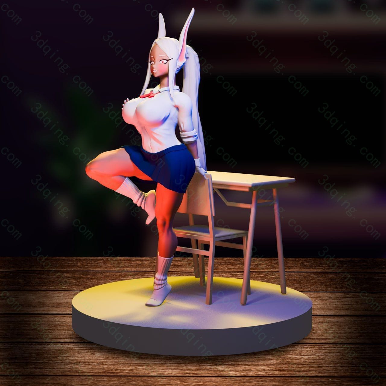 我的英雄学院-米尔科-My hero academy-Mirko-3D青柠