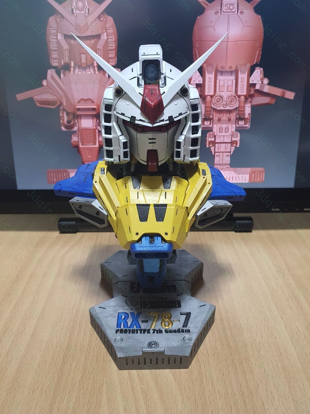 机动战士高达-RX-78-高达七号机-3D青柠