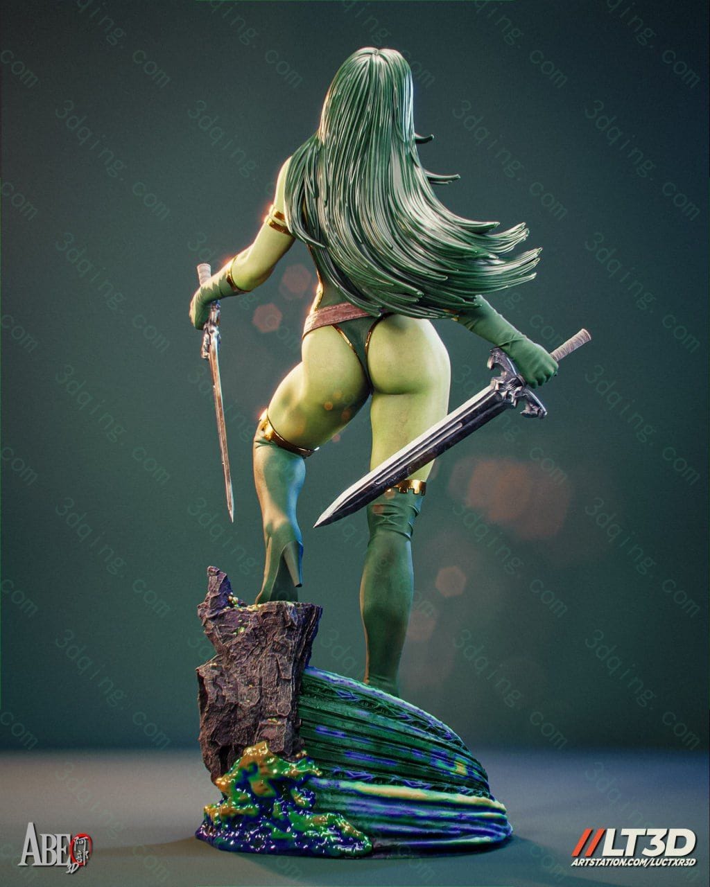 漫威 – 卡魔拉- Gamora-3D青柠