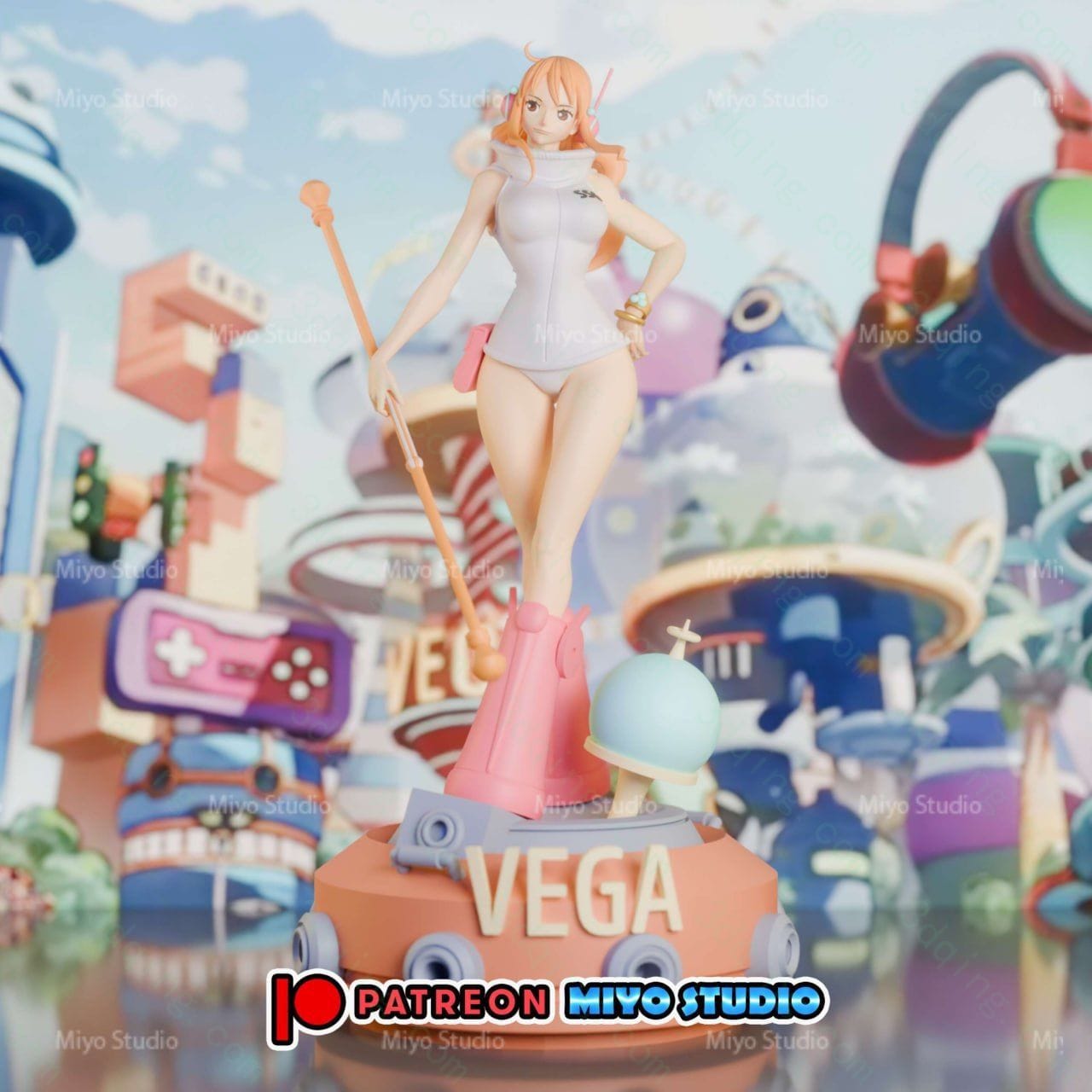 海贼王-娜美-One Piece – Nami-3D青柠