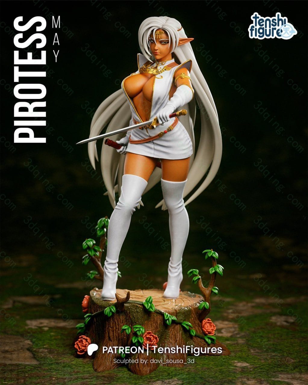 罗德岛战记-皮洛特丝-Lodoss War – Pirotess-3D青柠