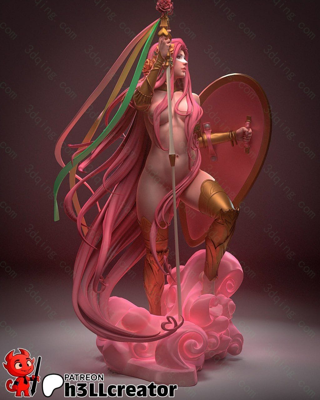 爱与美之女神-阿佛洛狄忒-Aphrodite-3D青柠