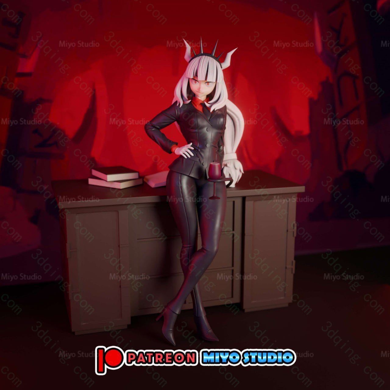 地狱把妹王-路西法-Helltaker – Lucifer-3D青柠