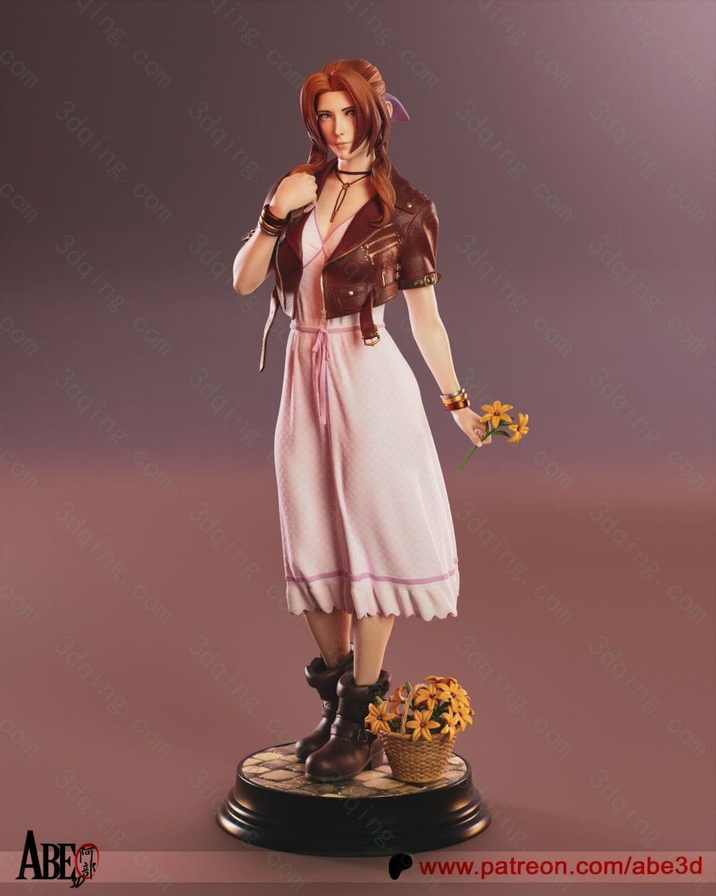 最终幻想-爱丽丝-Aerith – Abe3D-3D青柠