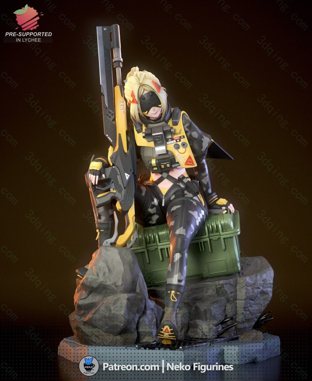 绝区零-妮可-Neko Figurines – Zenless Zone Zero-3D青柠