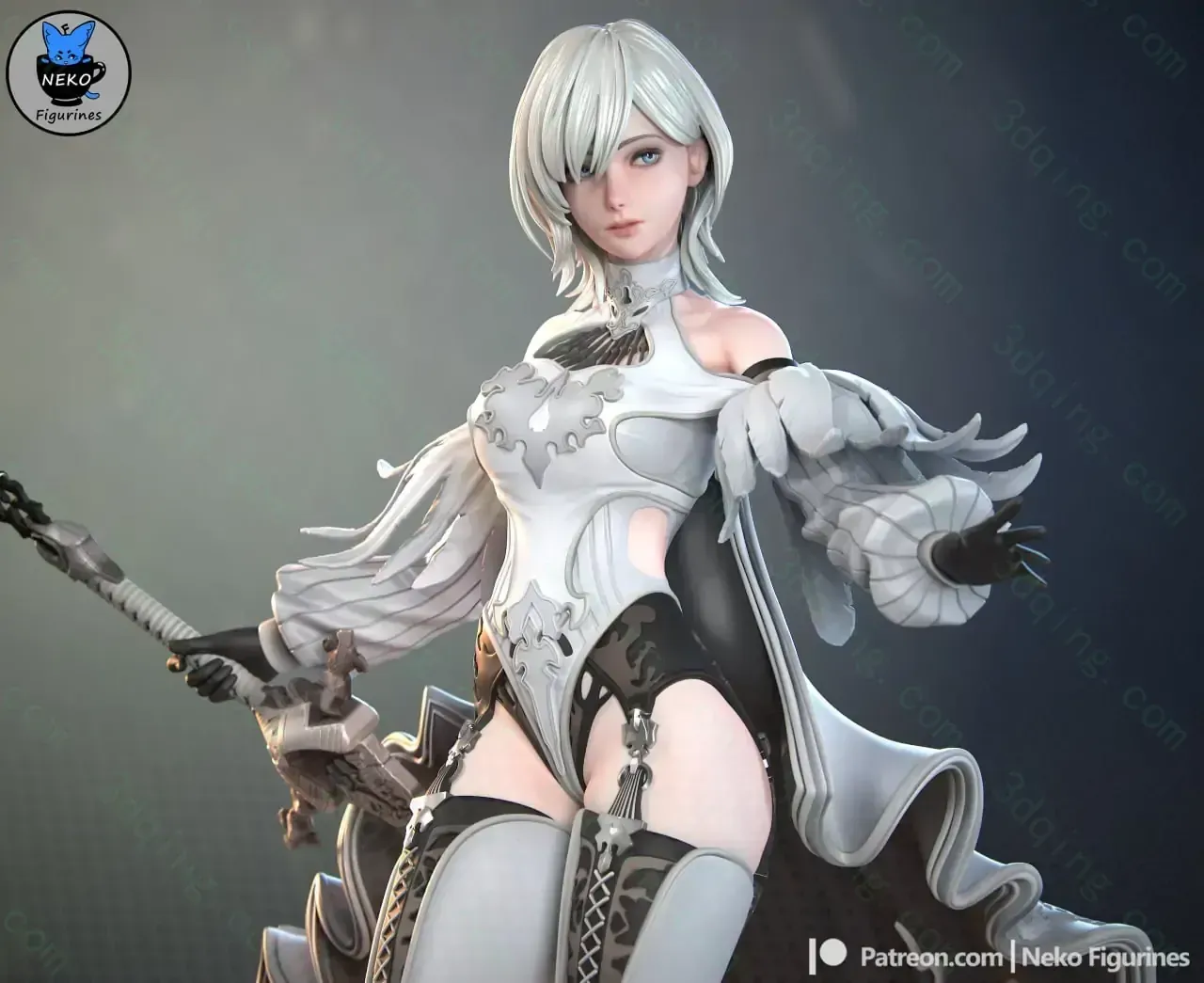 尼尔机械纪元-10H Nier-3D青柠