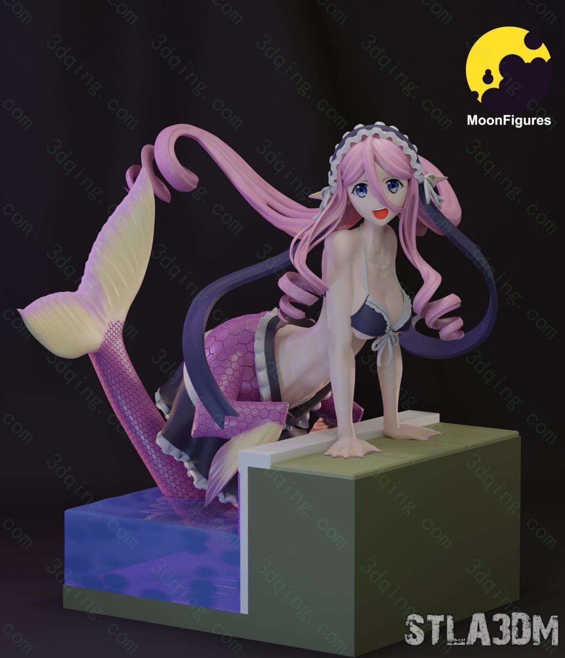 魔物娘的同居日常-梅洛-Meroune Lorelei-3D青柠