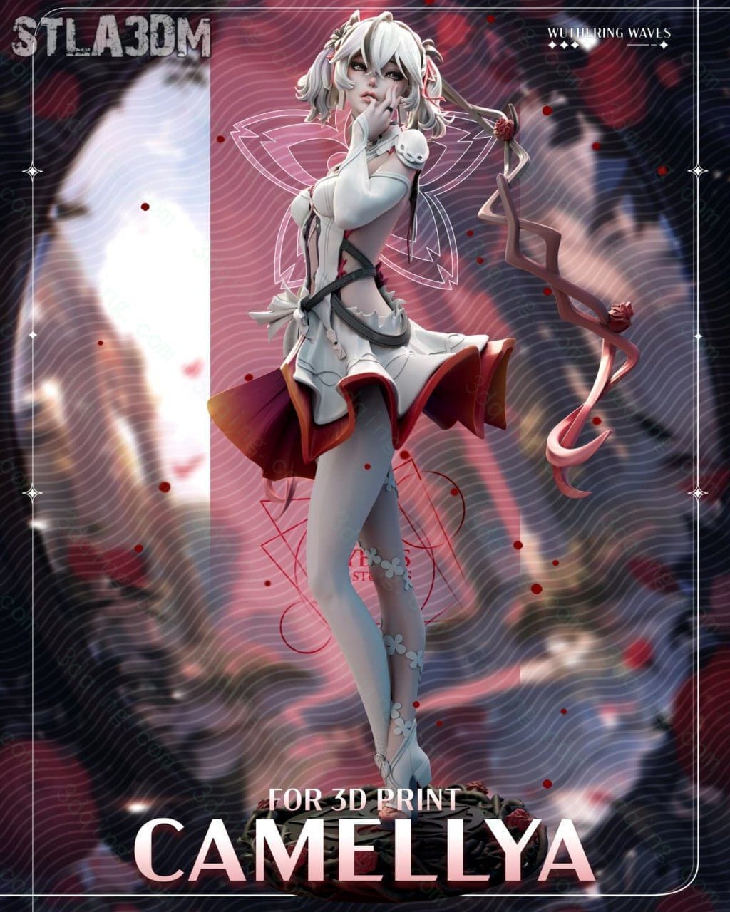 鸣潮-椿- Camellya-3D青柠