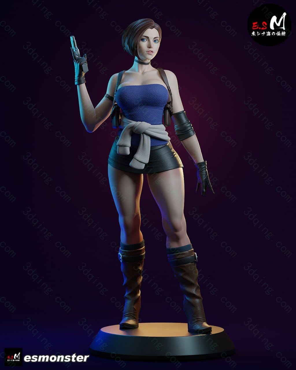 生化危机-吉尔-Jill Valentine-3D青柠