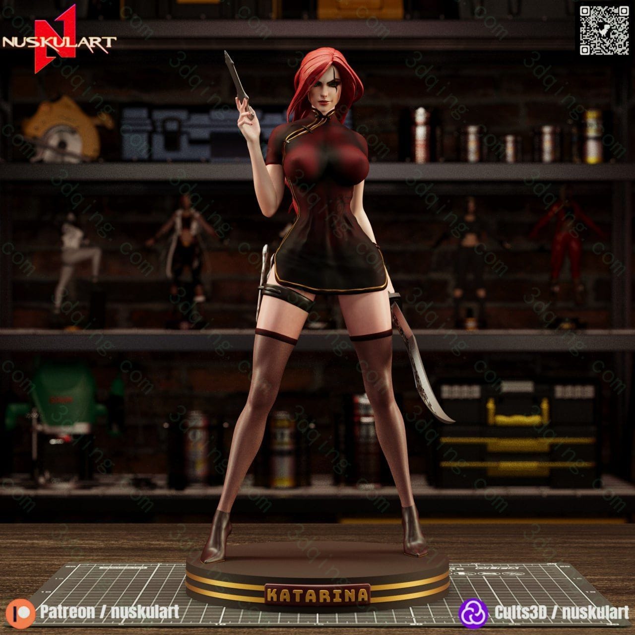 英雄联盟-卡特琳娜- League of Legends – Katarina-3D青柠