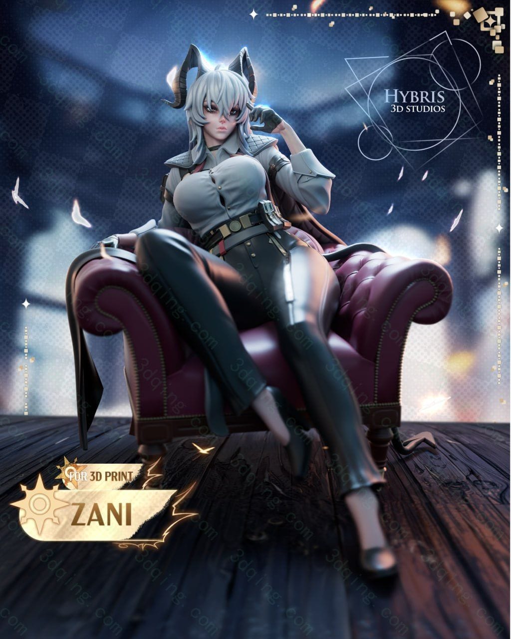 鸣潮-赞妮-Wuthering Waves – Zani-3D青柠